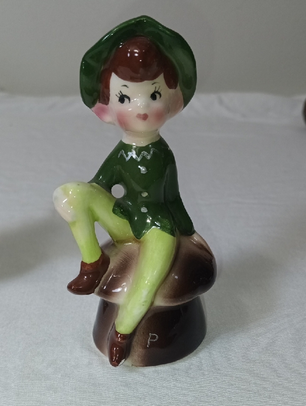 Vintage Enesco Pixie Elf Figurine Salt and Pepper Set - Picture 3 of 10